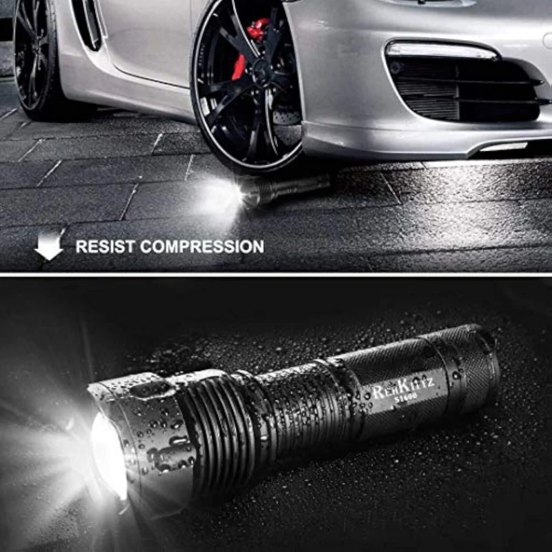 LED Taschenlampe,Extrem Hell,Handlampe Für Camping,Ausrüstung,Militär,Outdoor