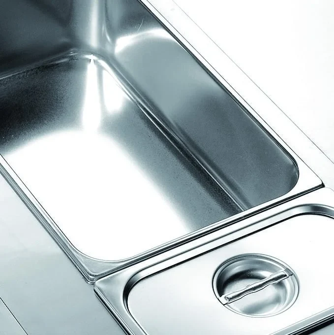 Bain-marie à gaz Série 600 - 60/60 - GN 1/1+1/4+1/4 - Appareil de table - 5 kW