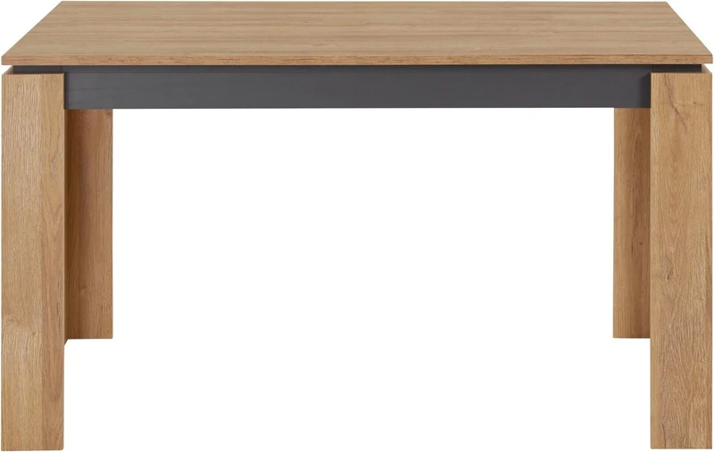 ESSTISCH KATRIN, Breite 140 cm. Alteiche/anthrazit NEU & OVP