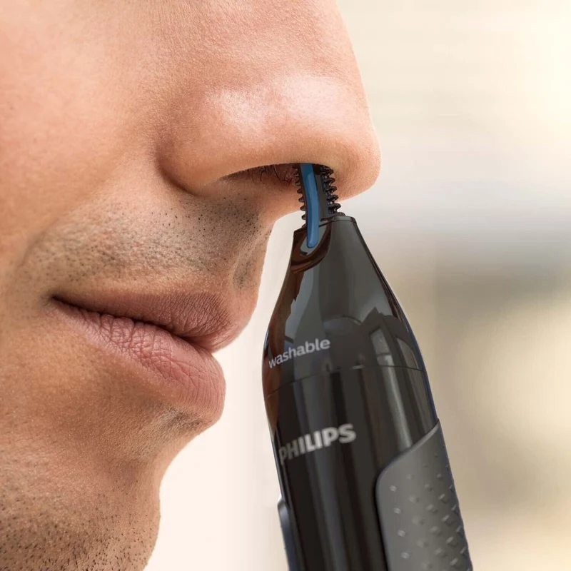 Nasenhaartrimmer Philips Abwaschbar 3000Schutzsystem Nose trimmer Ohrenhaar NEU