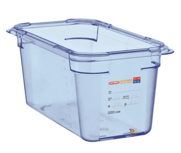 Araven Bac gastronorme GN1/4 ABS bleu 150 mm