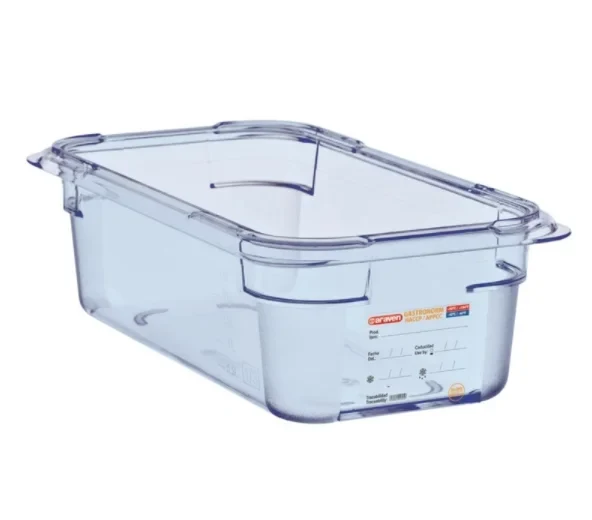 Araven Bac gastronorme GN1/3 bleu 100 mm