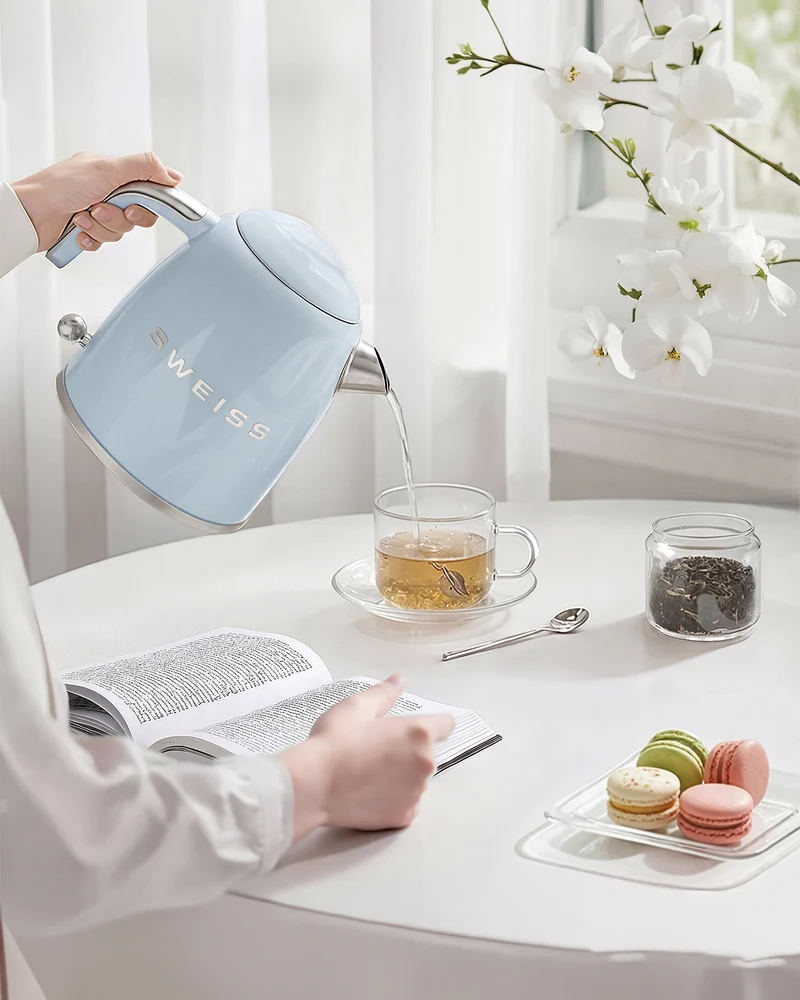 Bouilloire Vintage Bleu 1L KTS6 – SWEISS