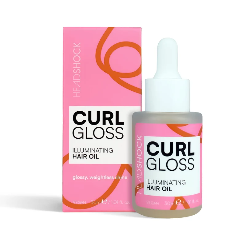 Headshock curl gloss hair serum