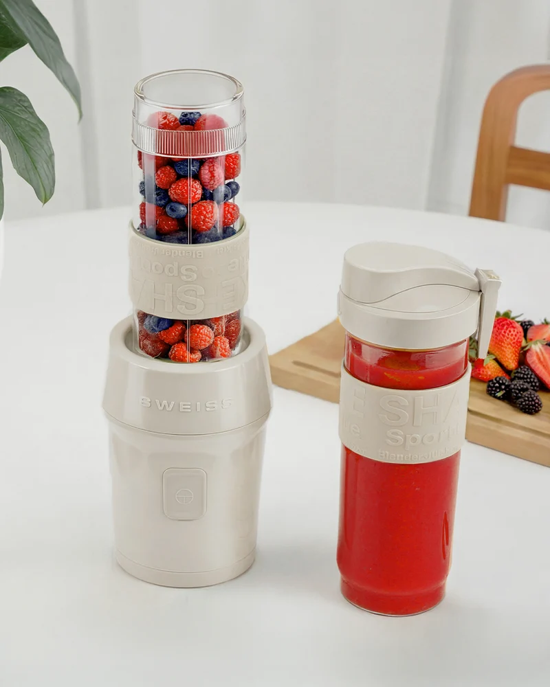 Mini Blender Portable Beige MOOV8 – SWEISS