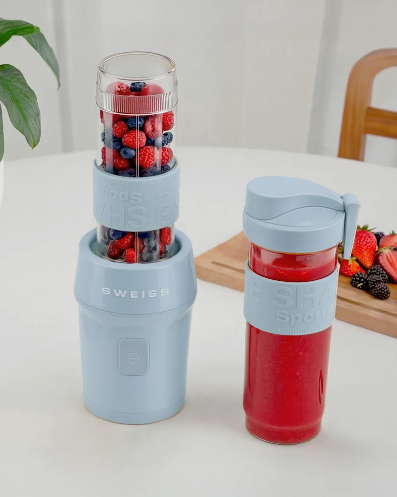 Mini Blender Portable Bleu MOOV6 – SWEISS