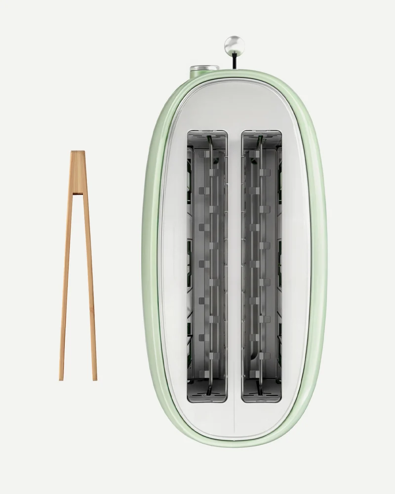 Grille-Pain Vintage Vert Spécial Baguettes GRV7 – SWEISS