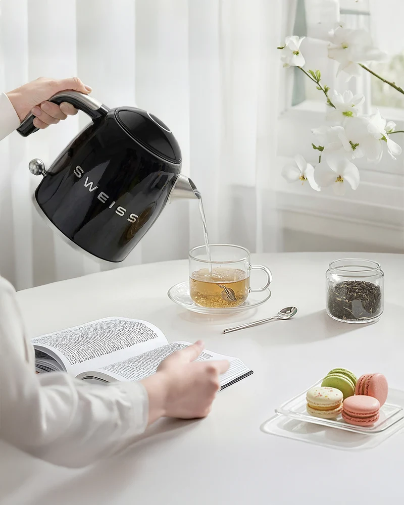 Bouilloire Vintage Noire 1L KTS9 – SWEISS