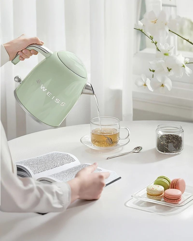 Bouilloire Vintage Verte 1L KTS7 – SWEISS