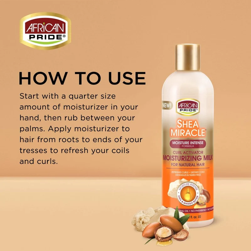 African Pride Shea Miracle Moisture Intense Curl Activator