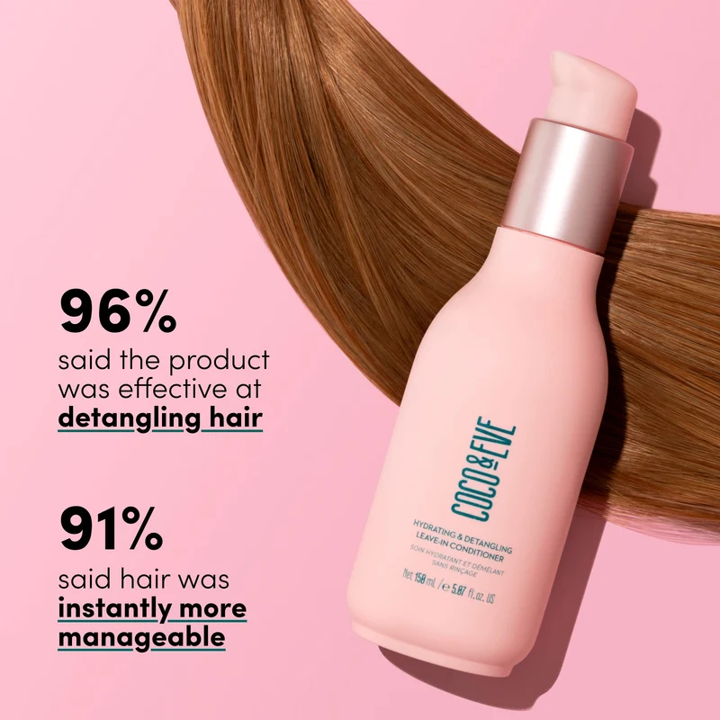 Coco & eve hydrating and detangling leave-in conditioner