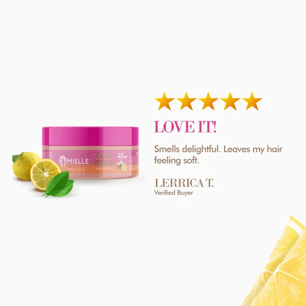 Mielle rice water clay mask