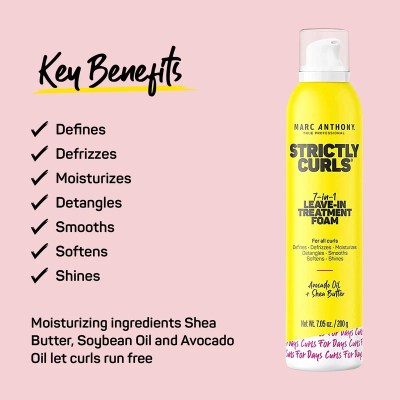Marc anthony STRICTLY CURLS 7-IN-1 LEAVE-IN TREATMENT FOAM