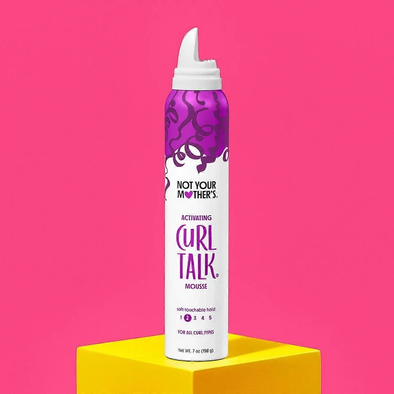 Not your mother’s curl talk mousse