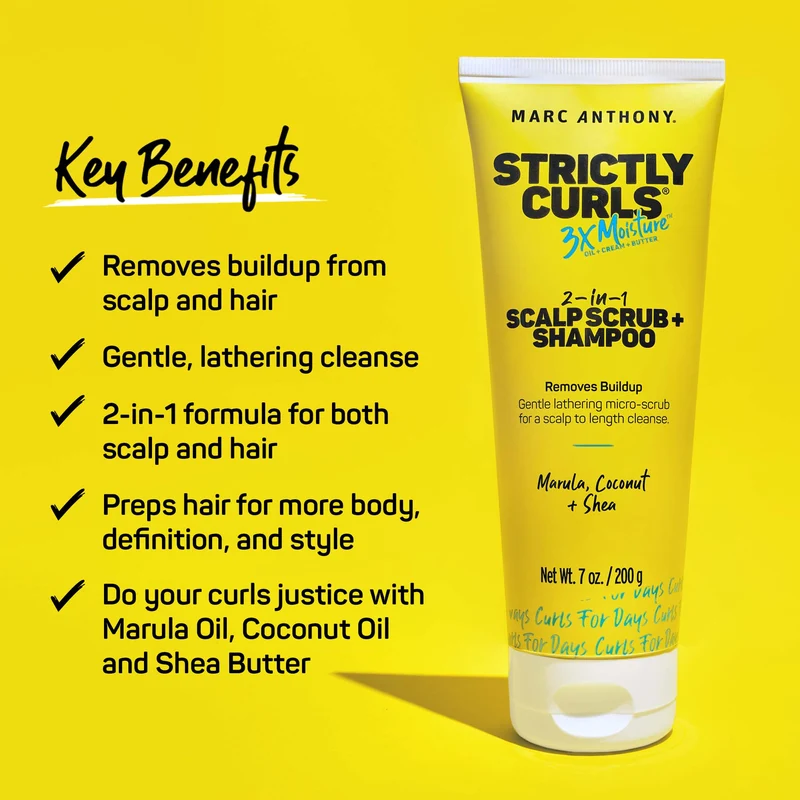 Marc anthony strictly curls 2in1 shampoo & scrub