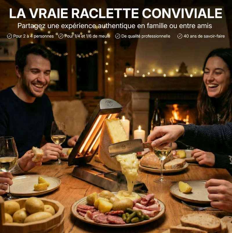 Appareil à raclette traditionnel Compact-Pro Louis Tellier