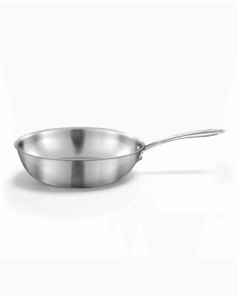 Wok inox 28 cm – Cuisinox Gourmet – Tri-pli