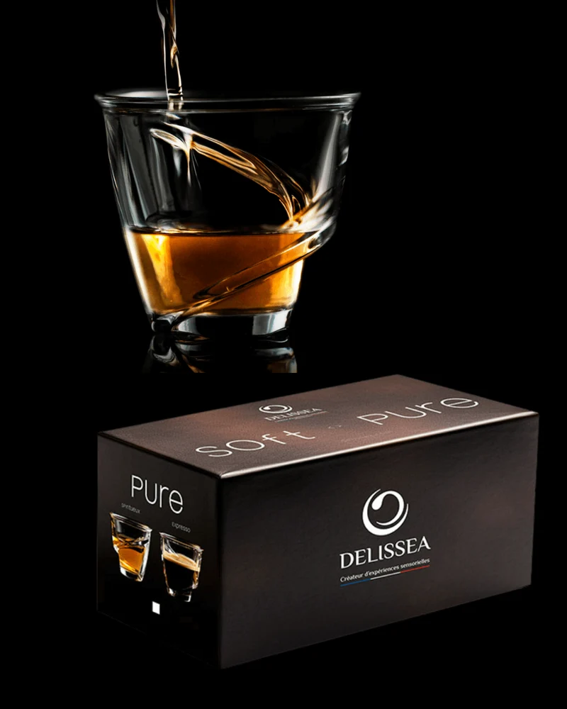 PURE Coffret 2 Verres Delissea- Élégance et Arômes