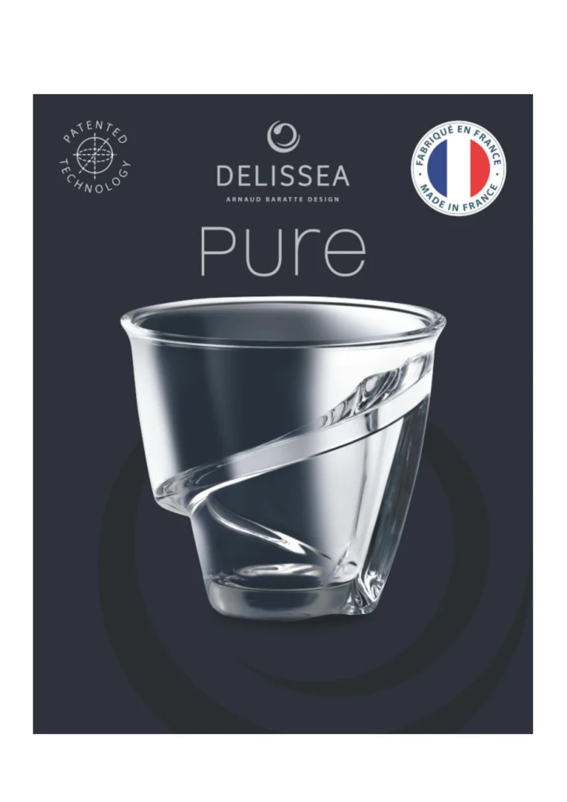 Pure - Coffret 4 Verres DELISSEA 10cl, Élégance et Design