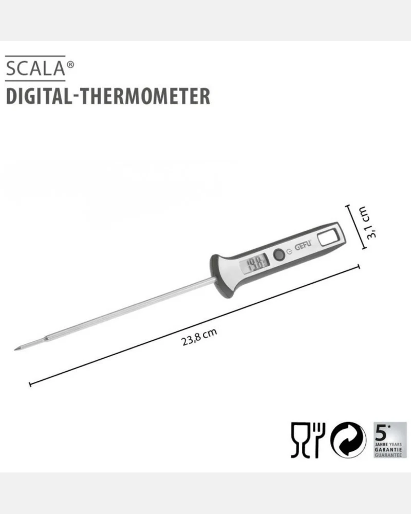 Thermomètre numérique GEFU SCALA – sonde inox