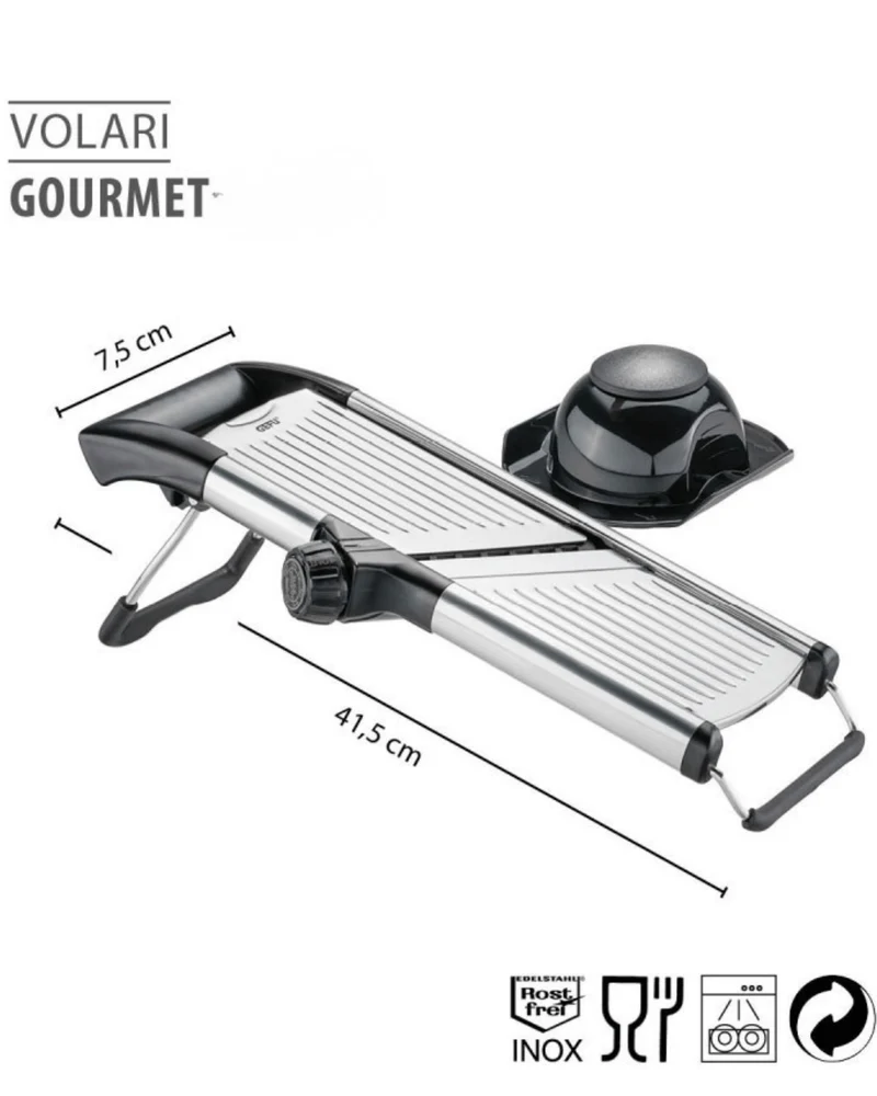 Mandoline GEFU VOLARI - Coupe Rapide et Précise