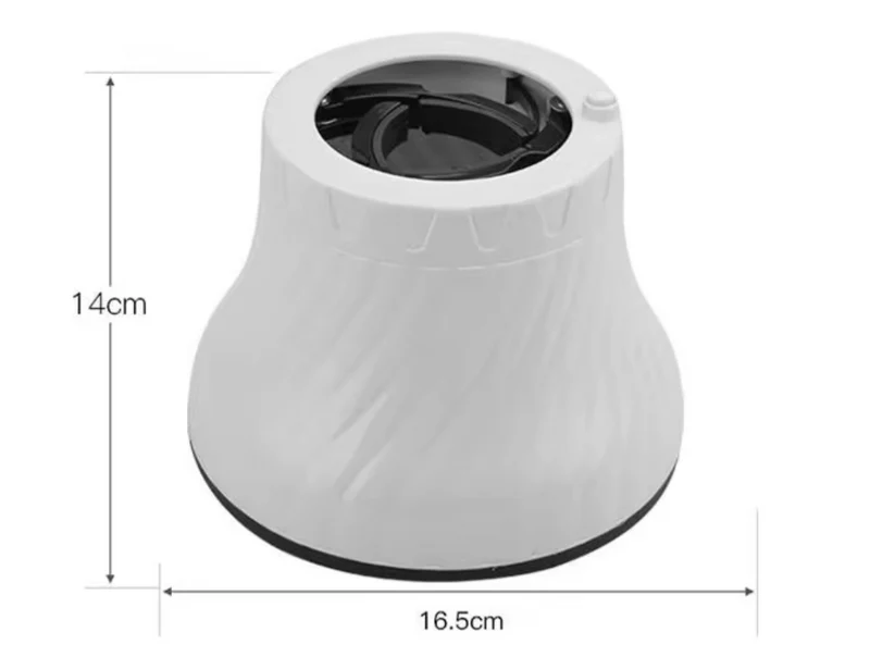 Adjustable rotating hair diffuser