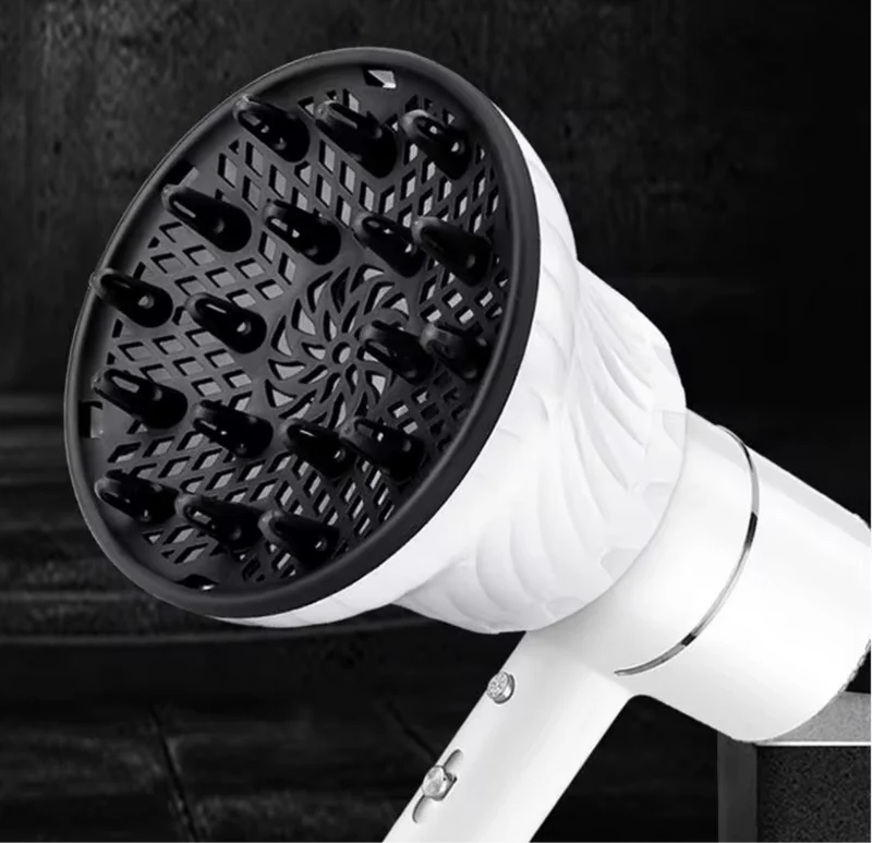 Adjustable rotating hair diffuser