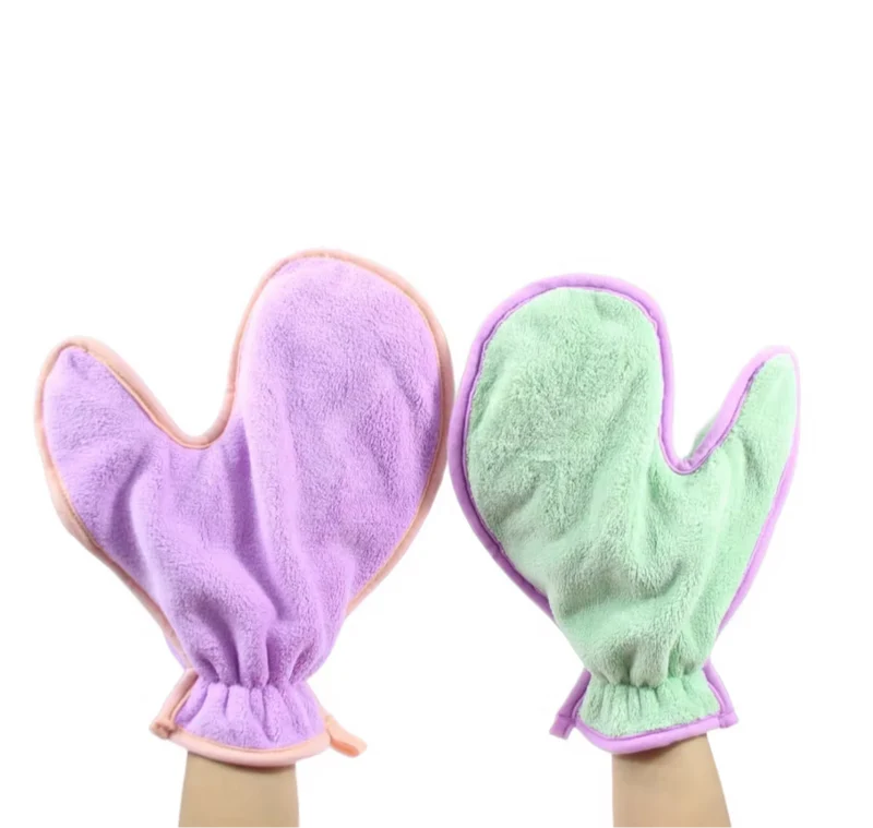 Microfiber scrunching hand towel