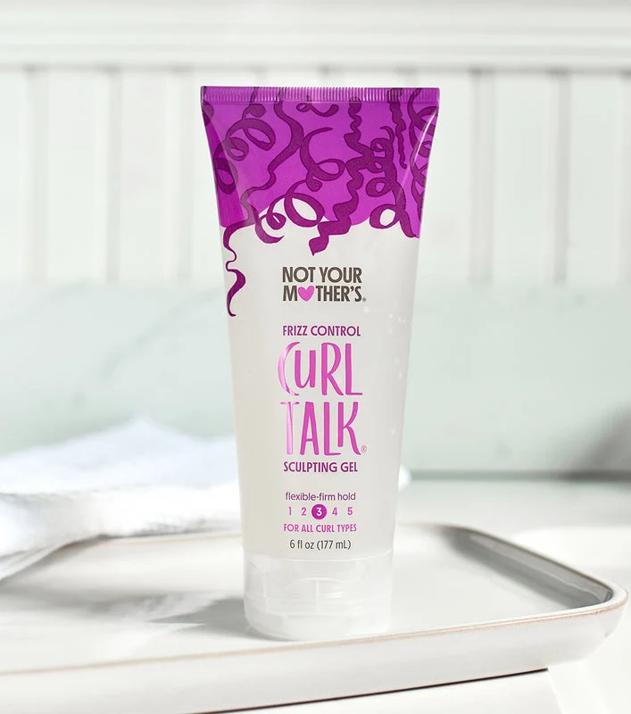 Not your mother’s curl talk sculpting gel