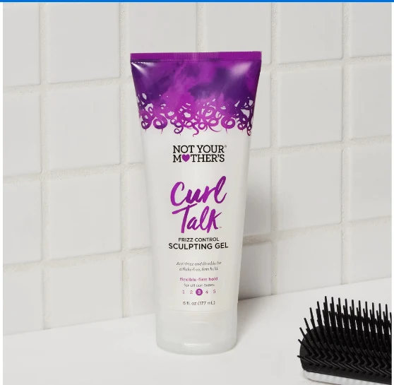Not your mother’s curl talk sculpting gel