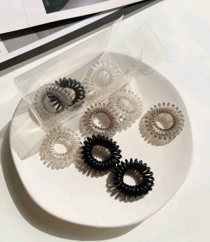 Set of 9 spiral ties