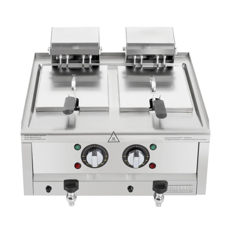 Friteuse électrique double Buffalo Série 600 2 x 8L