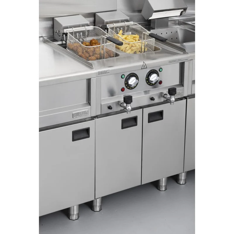 Friteuse électrique double Buffalo Série 600 2 x 8L