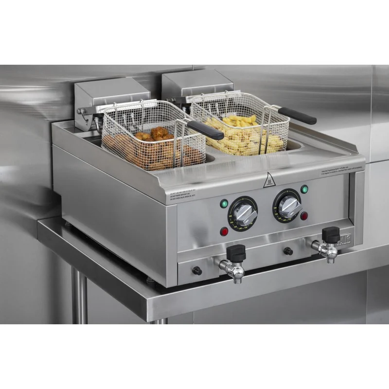 Friteuse électrique double Buffalo Série 600 2 x 8L