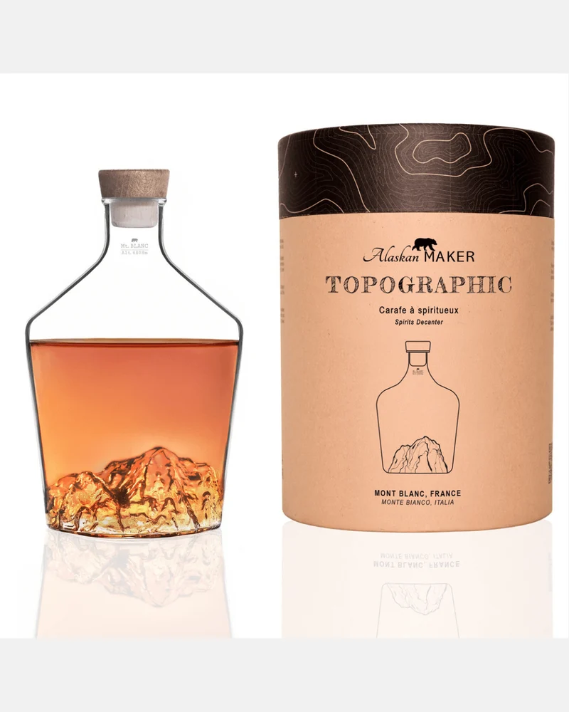 Carafe à spiritueux Topographic Mont Blanc – Alaskan Maker