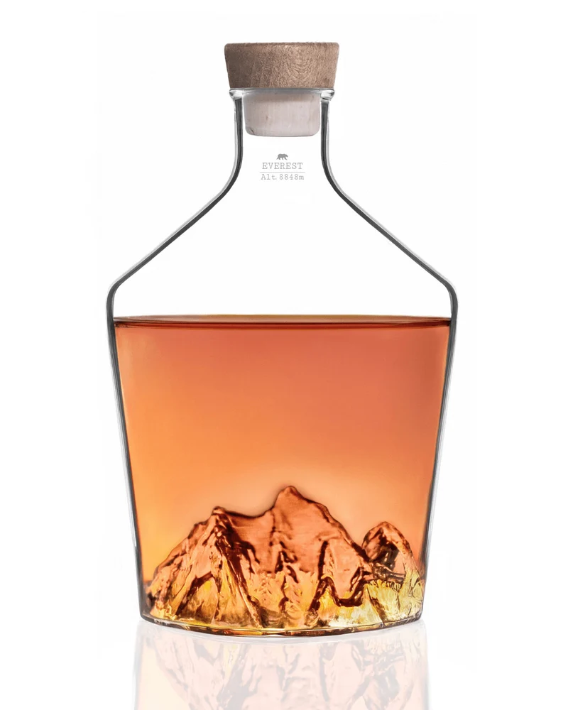 Carafe à spiritueux Topographic Mont Everest – Alaskan Maker