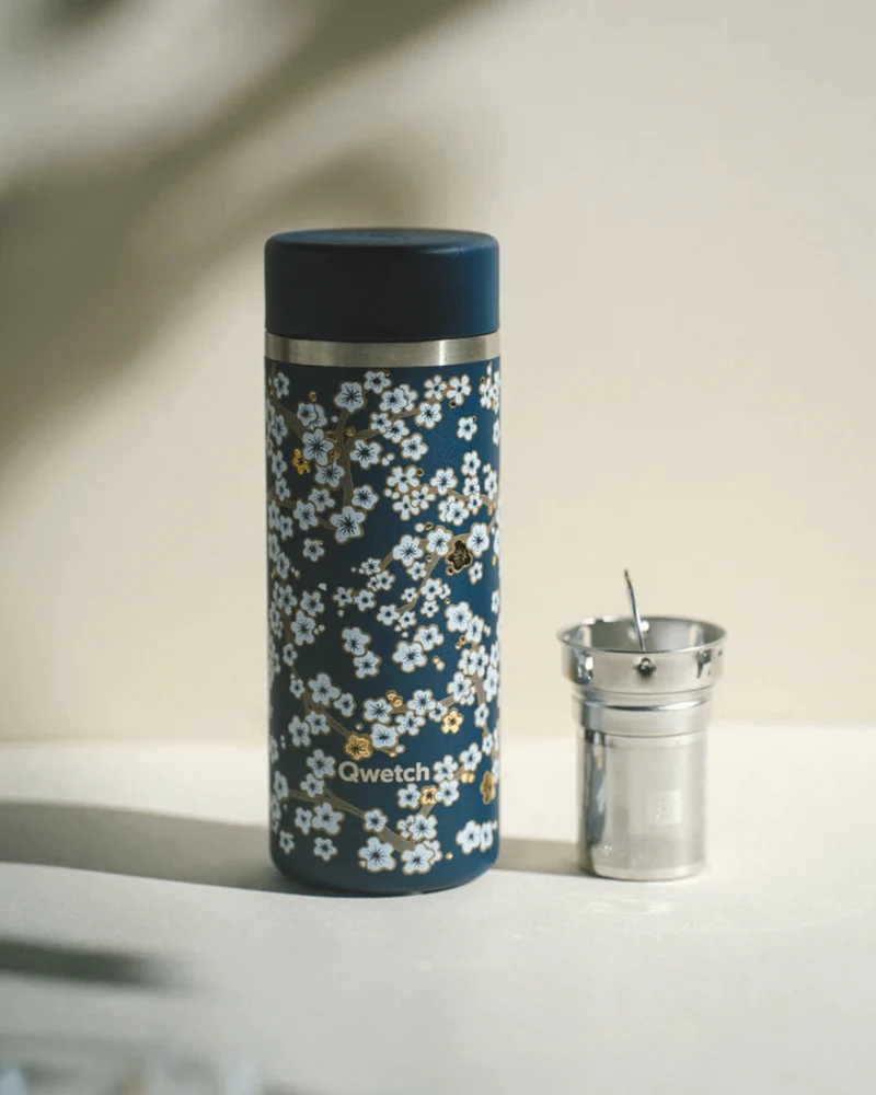 Théière isotherme Qwetch – Collection Flowers 400 ml