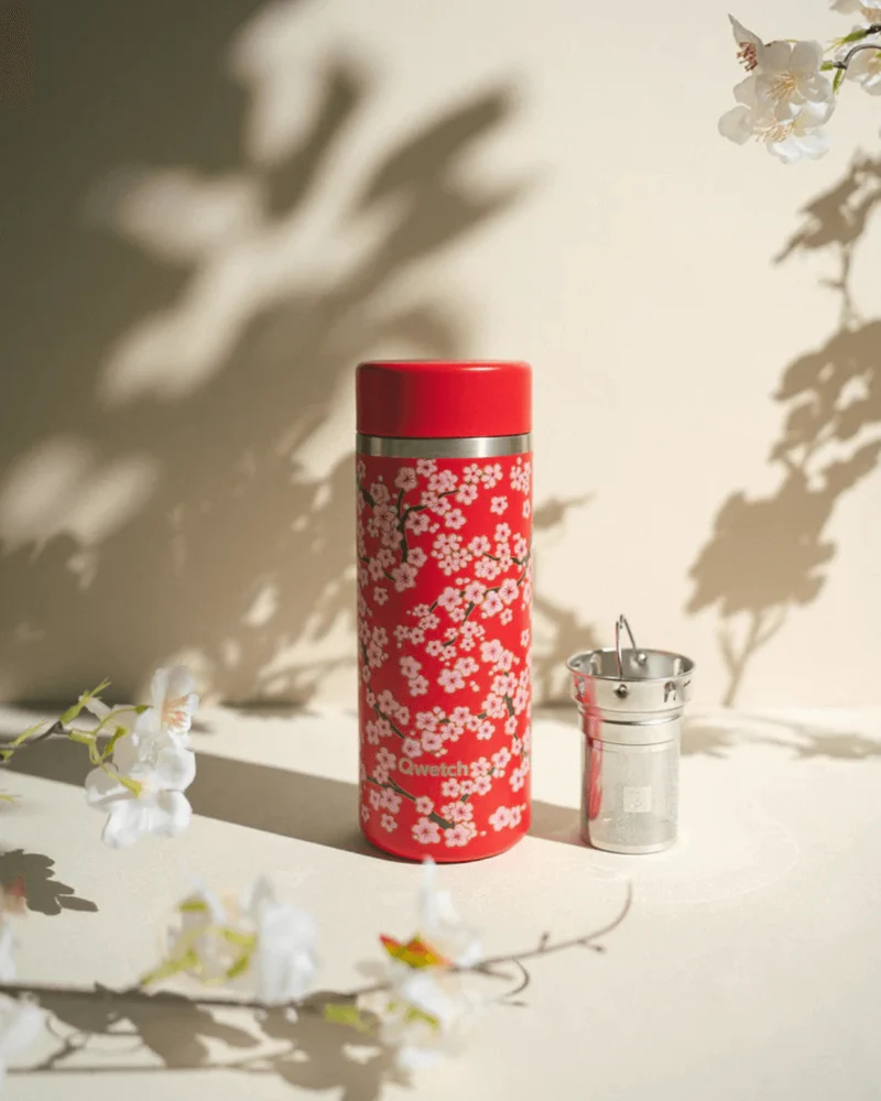 Théière isotherme Qwetch – Collection Flowers 400 ml