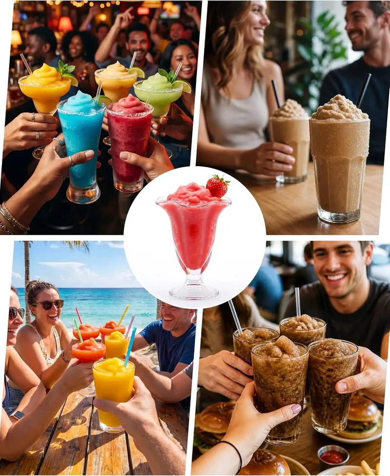 GSEICE 4.8 Gal Commercial Slushy Machine, 18L Single Tank Frozen Drink Maker for Party, Restaurants, Cafe, Bars | RLZ18*1