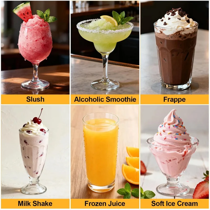 3L Ice Cream & Slushy Maker with Handle, Precise Cooling & Quick Frozen Drink Machine | HSC3L