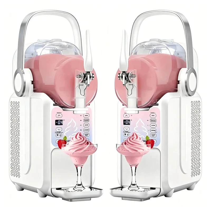 3L Ice Cream & Slushy Maker with Handle, Precise Cooling & Quick Frozen Drink Machine | HSC3L