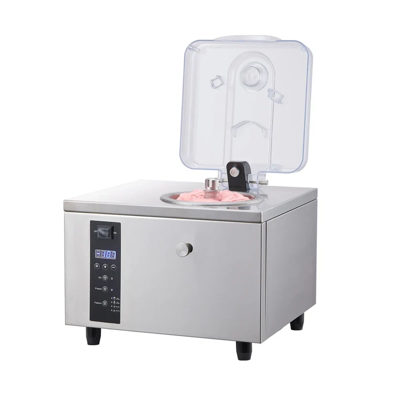 GSEICE Gelato Ice Cream Machine, 500W Italian Water Ice Maker, Hard Ice Cream Machine for Restaurants, Cafes & Dessert Shops | BQ5K