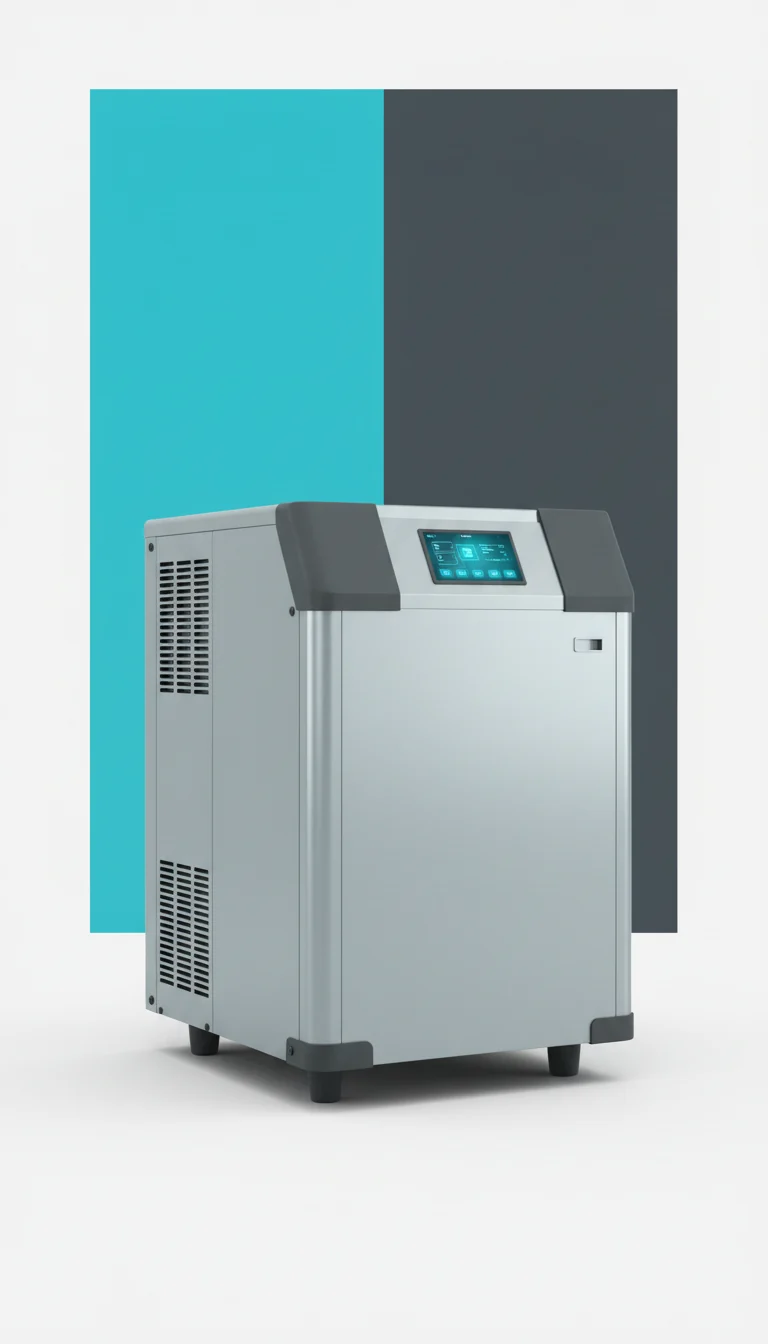 Freestanding High-Capacity Ice Maker With Remote Display