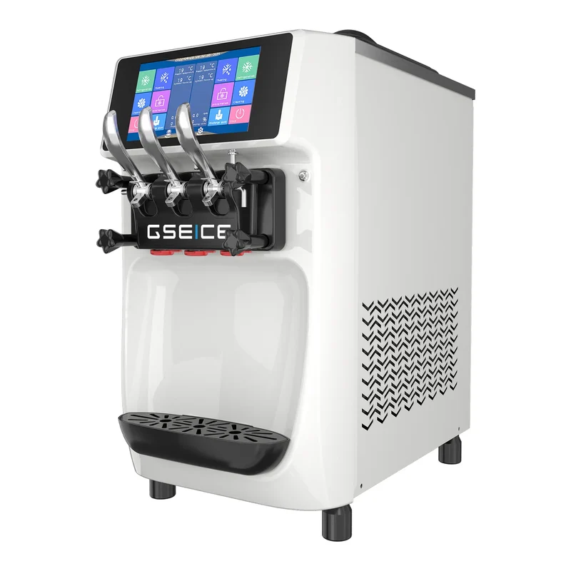 GSEICE 2400W Commercial Ice Cream Machine - Best Commercial Soft Serve Ice Cream Machine with Pre-cooling Frequency Conversion | ST32RELW