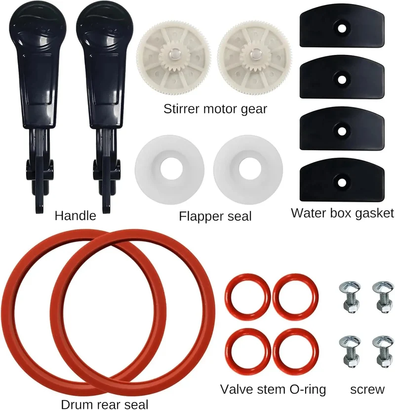 RLC15*1/RLC15*2/RLC15*3Slushy Machine Parts, Slushy Machine Accessories Black