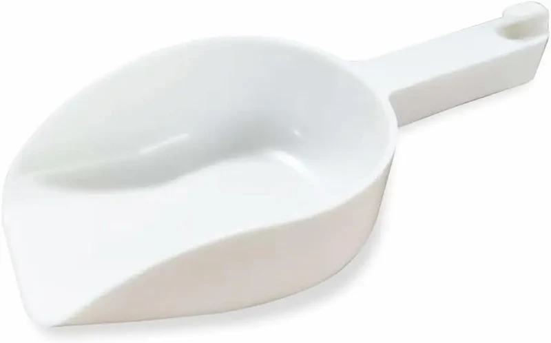 Mini Ice Cube Scoop 6 OZ, Super Durable, Food Grade PP ice Scooper, Small ice scoops for Ice Maker Machine Popcorn Coffee Beans Flour