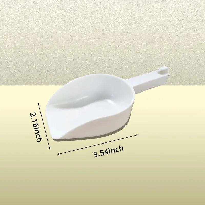 Mini Ice Cube Scoop 6 OZ, Super Durable, Food Grade PP ice Scooper, Small ice scoops for Ice Maker Machine Popcorn Coffee Beans Flour