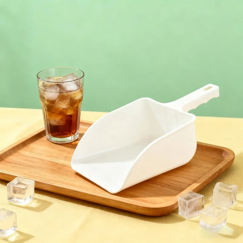 Best Ice Scoop 16 OZ, Super Durable, Food Grade PP ice Scooper, Small Kitchen Scoops for Ice Maker Machine