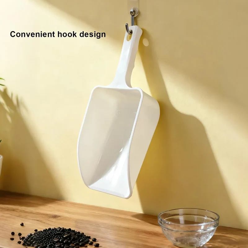 Ice Scoop Set of 4, Includes 6oz,16oz,48oz,80oz, Super Durable, Food Grade PP ice Scooper