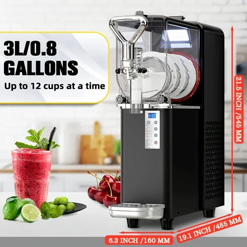 RLZ3*1 High-end Frozen Drink Slushy Machine with Quick Cooling System, Slushie Machine for Home Use